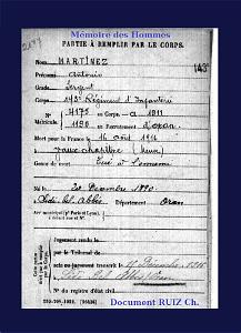 7 GUERRE 14-18  MARTINEZ ANTONIO 2